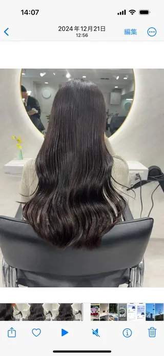 ロング 🌸インナーカラー 🌸藤井春華のヘアスタイル