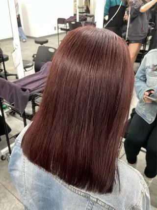 セミロング カラー ❄最強かわいいカラー ❄️MINA❄️のヘアスタイル