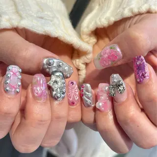 ネイル ハイトーン特化 pepe🎀のヘアスタイル