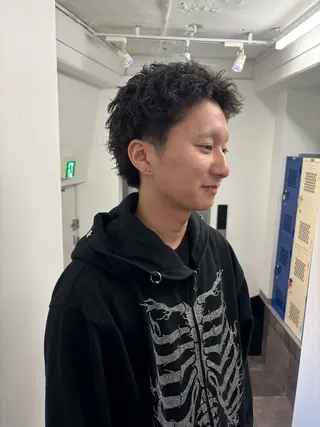 ショート 【メンズパーマ特化】 オオヤチユソラのヘアスタイル