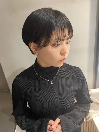 ショート 🎀大川 錬🎀 ブリーチなしWカラーのヘアスタイル