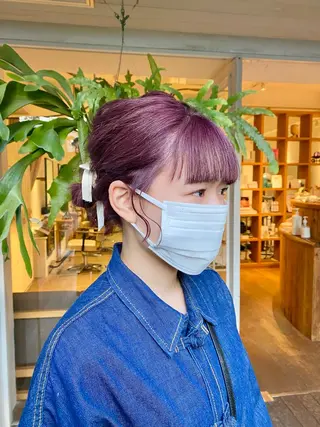 ロング カラー ヘアアレンジ BELLA阿部野 TOMOMIのヘアスタイル