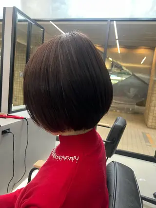 ショート 韓国レイヤー/艶 カラー/RIRIKOのヘアスタイル