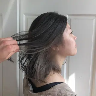 ミディアム カラー 🌸ハイトーン 新田 廉 🌸のヘアスタイル