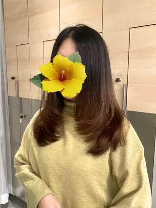 ロング 💋sara/レイヤ ーカット【東日本橋】のヘアスタイル