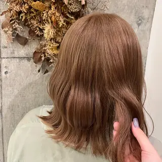 ミディアム カラー BLESS所属・森 梨奈🎀 カットモデル募集✂のヘアスタイル