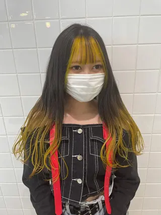 ロング カラー hair&nail ☯️アイリ☯️のネイルデザイン