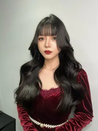 ロング カラー etora 渋谷所属・ワンホンヘア🇨🇳 髪質改善/itaruのヘアスタイル