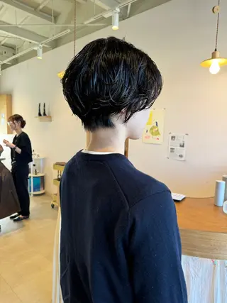 ショート パーマ レイヤー/ボブパーマ /垢抜け/タクミのヘアスタイル