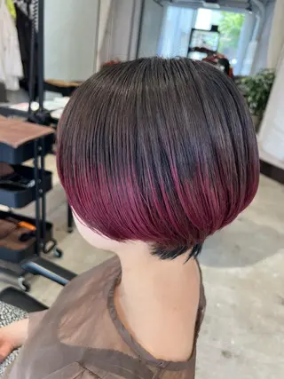 ショート カラー オタク美容師💟 チバコナツのヘアスタイル