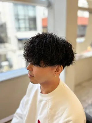 パーマ メンズ 美髪矯正🍀 似合わせカット渡邊のヘアスタイル