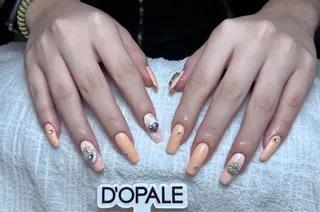 ネイル D‘OPALEサロン所属・長さ出し専門店 上野kkのネイルデザイン