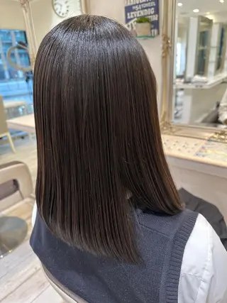 ミディアム 縮毛矯正専門 金井佳祐のヘアスタイル