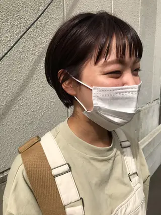 ショート さの あやねのヘアスタイル