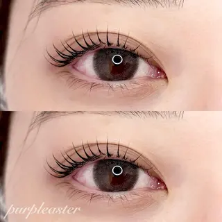 マツエク・マツパ purple aster名駅店所属・パープルアスター/ mako🐈‍⬛🤍のマツエク・マツパデザイン