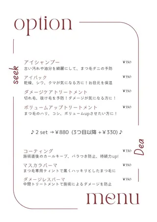 マツエク・マツパ Vim lash立川 hitomi 🎀のマツエク・マツパデザイン