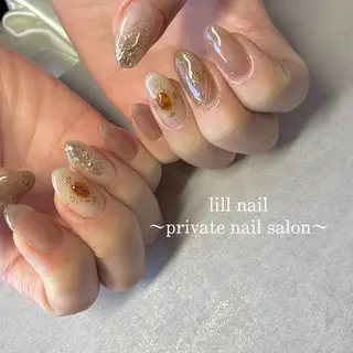 ミディアム pllia beautyのネイルデザイン