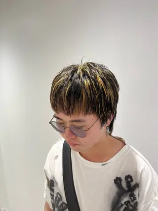 カラー メンズ 森龍馬 メンズ専門美容師のヘアスタイル