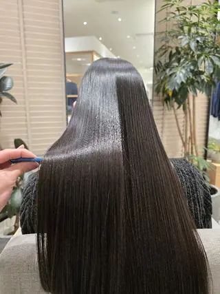 ロング ✂髪質改善ストレート NO.1 深澤 颯斗のヘアスタイル