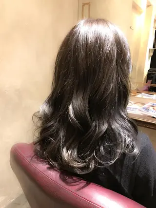 ミディアム カラー ヘアアレンジ 🌈髪質改善💕 縮毛矯正✨青木まで✨のヘアスタイル