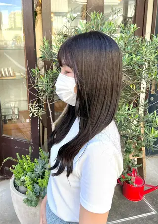 ロング 木村陸弥 似合わせ 透明感カラー🌿のヘアスタイル