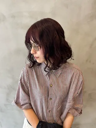 ミディアム stylist 倉本恋のヘアスタイル