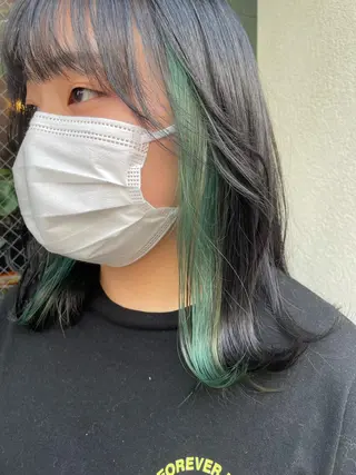 ミディアム カラー Hana ♡ marshu梅田のヘアスタイル