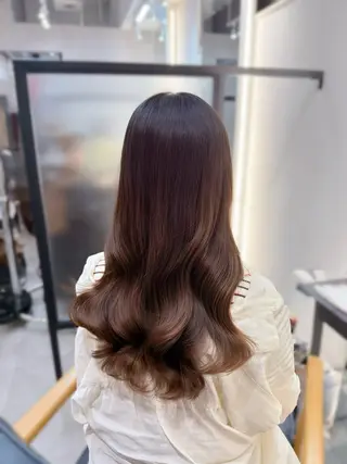 ロング パーマ 韓国ヘア/韓国風 パーマ/kazueのヘアスタイル