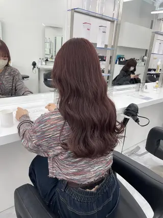 ロング カラー IS所属・横浜美容室/透明感 カラー/レイヤーのヘアスタイル