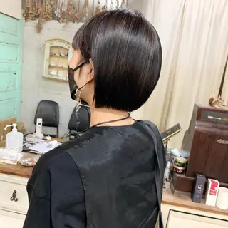 ショート カラー kimika🥑 メンズ/髪質改善のヘアスタイル