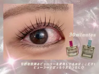 マツエク・マツパ swallow 奈良西大寺店のマツエク・マツパデザイン