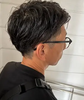 メンズ IKU ミニボブ名古屋のヘアスタイル