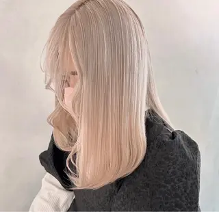 セミロング カラー トップスタイリスト こうすけのヘアスタイル