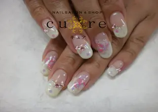 ミディアム ネイル ネイルサロン Cureのネイルデザイン