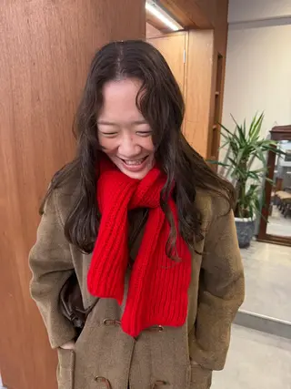 セミロング 天神大名*チヒロ* /パーマ/ボブのヘアスタイル