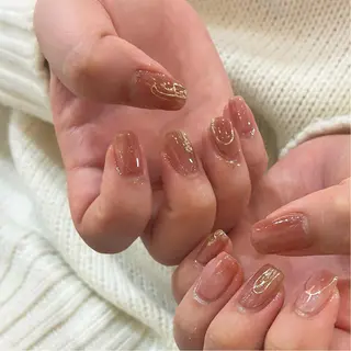 ネイル 𝕄𝕚𝕪𝕦🤍 自由が丘⌇パラジェルのネイルデザイン