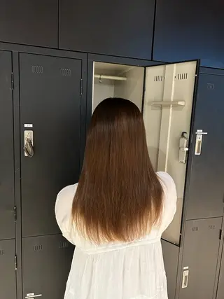 ミディアム 韓国ヘア/顔周り ヘアセット/加藤優里のヘアスタイル