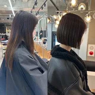ミディアム ✨髪質改善特化✨副 店長椎葉信乃介のヘアスタイル