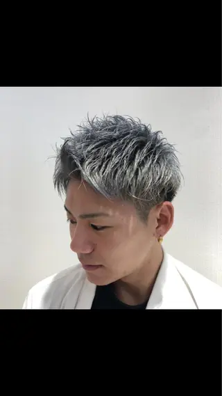 ショート カラー メンズ SALOWIN京都河原町Suite店所属・✨石乃宮 龍✨京都河原町✨のヘアスタイル