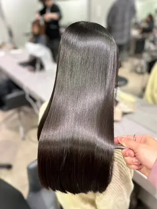 ロング 【ヤバ髪から美髪へ】 縮毛矯正特化アチワのヘアスタイル