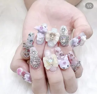 ネイル Lee Nails チップ長さだし専門店のネイルデザイン