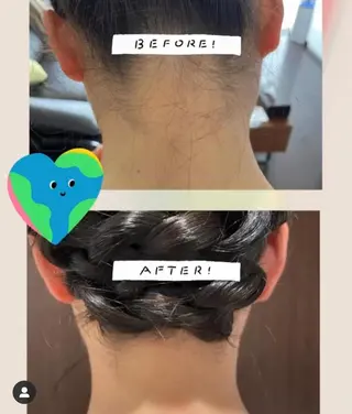 セミロング 河上★うなじや首回り Wax脱毛が得意ですのエステ・リラクイメージ