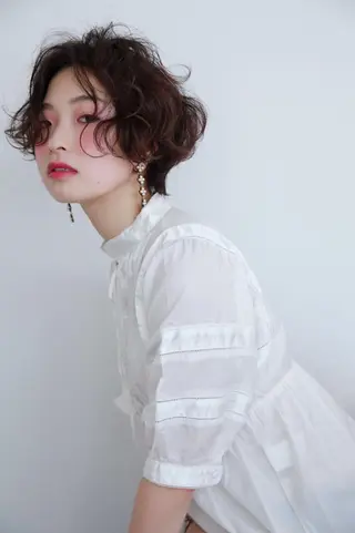 カラー パーマ ミディアム SSINSTUDIO梅田店所属・SSINSTUDIO 🦄towa🦄の眉毛・アイブロウイメージ