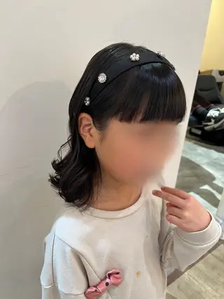 キッズ bisou hair スガノ　カヤノのマツエク・マツパデザイン