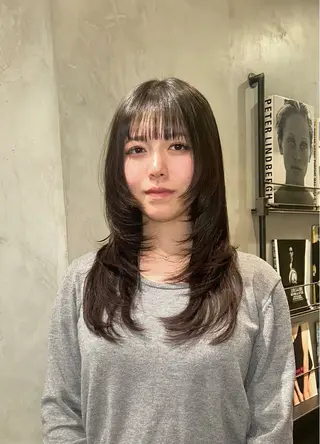ロング カラー タナカ カナ🫧のヘアスタイル