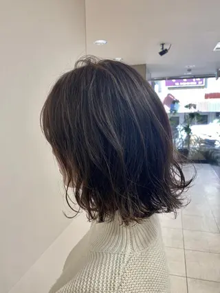 ミディアム カラー ヘアアレンジ 【Sweep】おじま のぞみのヘアスタイル