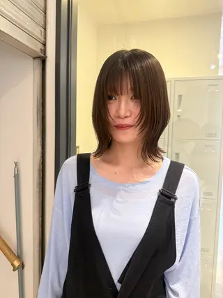 ミディアム 大坪 壱成のヘアスタイル