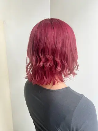 セミロング カラー 透明感/血色カラー/ 似合せレイヤー/ゆいのヘアスタイル