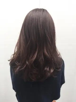 ロング パーマ 福地 礼奈のヘアスタイル