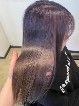 ロング カラー 暖色艶カラー♥️ nagi♥️のヘアスタイル